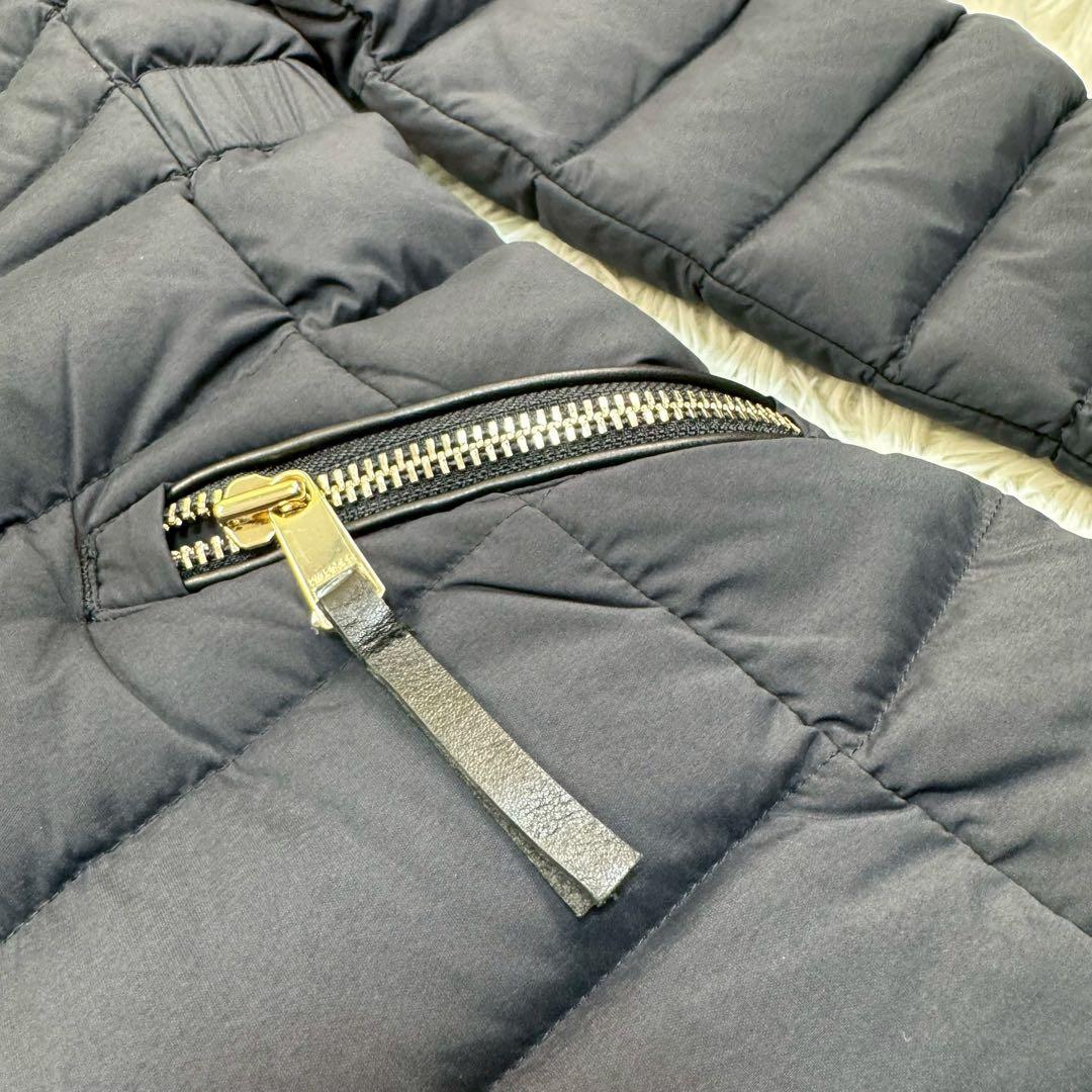 極美品✨ トミーヒルフィガー ロングダウンコート ゴールド金具 XS フード