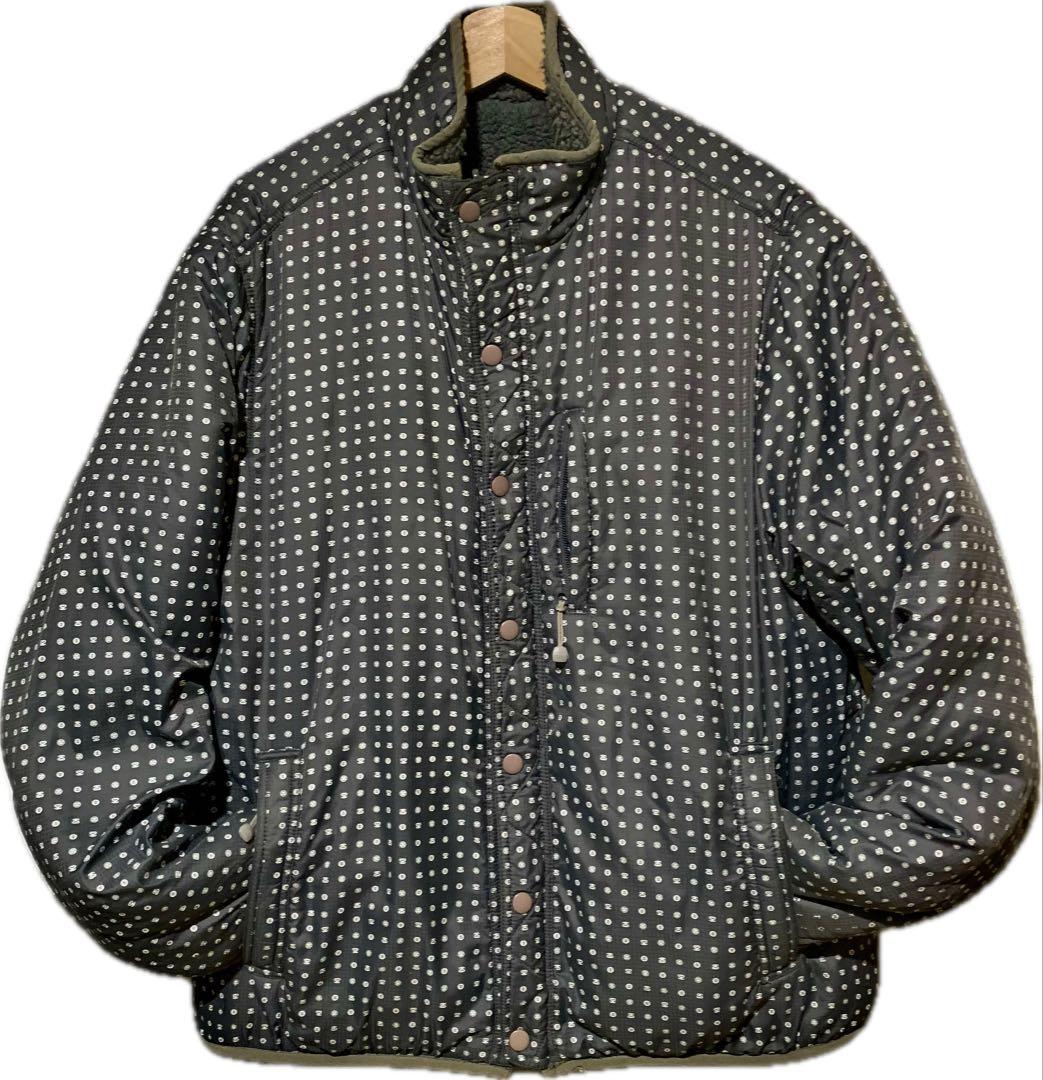 寿*司様 00s old stussy ボアリバーシブルジャケット モノグラム