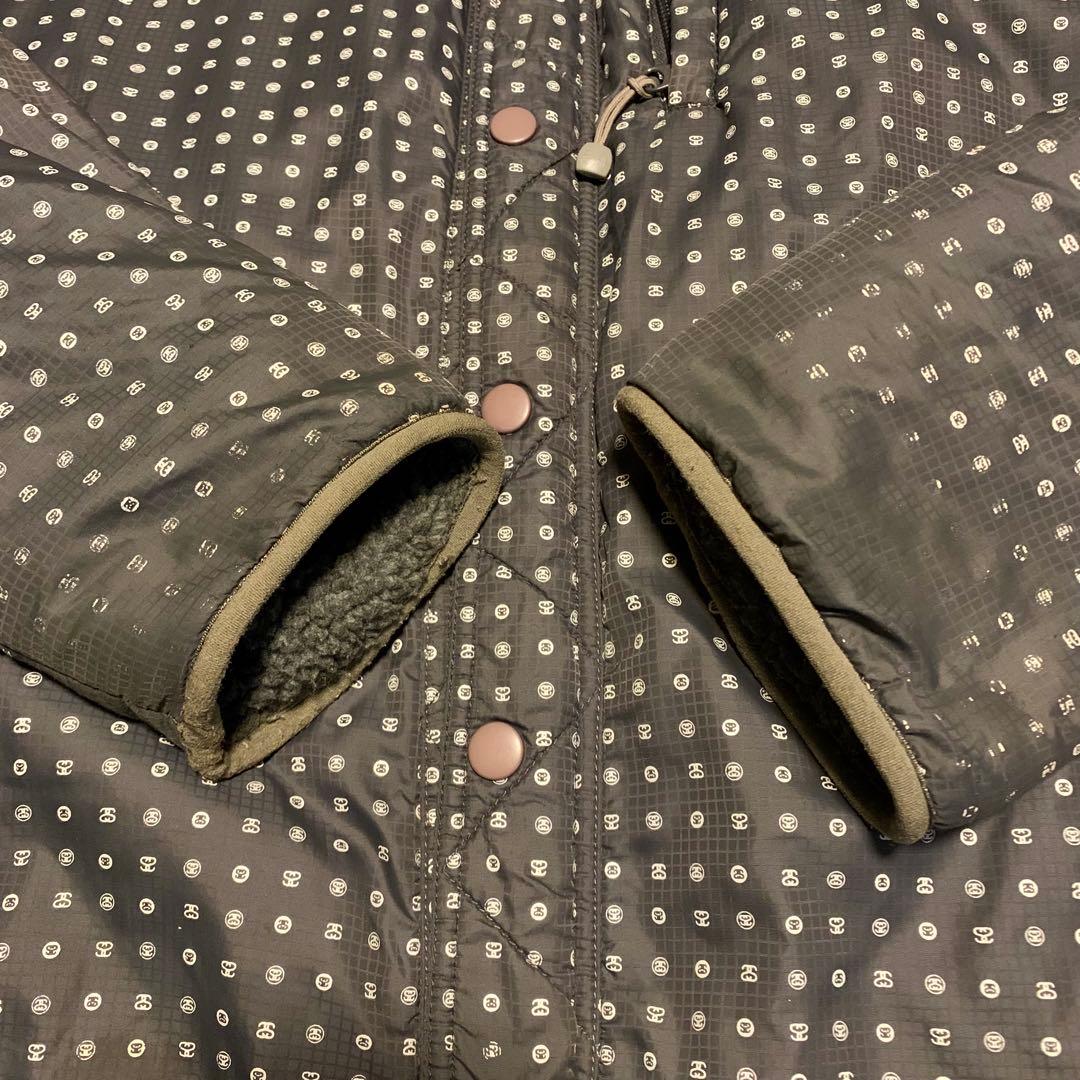 寿*司様 00s old stussy ボアリバーシブルジャケット モノグラム