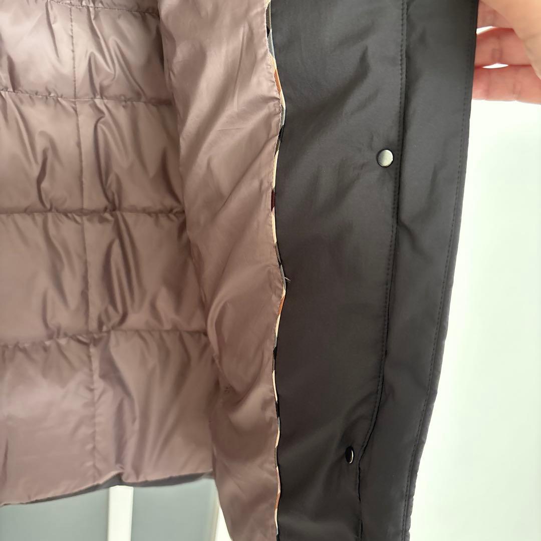 １回使用　難あり　DAKS ダックス　ハウスチェック柄　上質ダウンコート L❣️