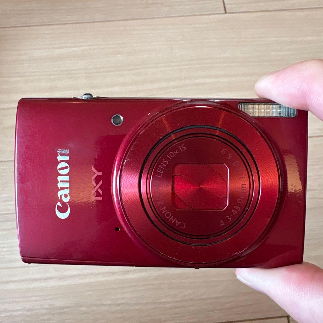 Canon IXY 190コンパクトデジタルカメラ 赤