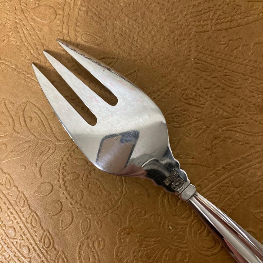 【ジョージジェンセン】純銀/約100g フォーク 16.5cm 2点【エコーン】