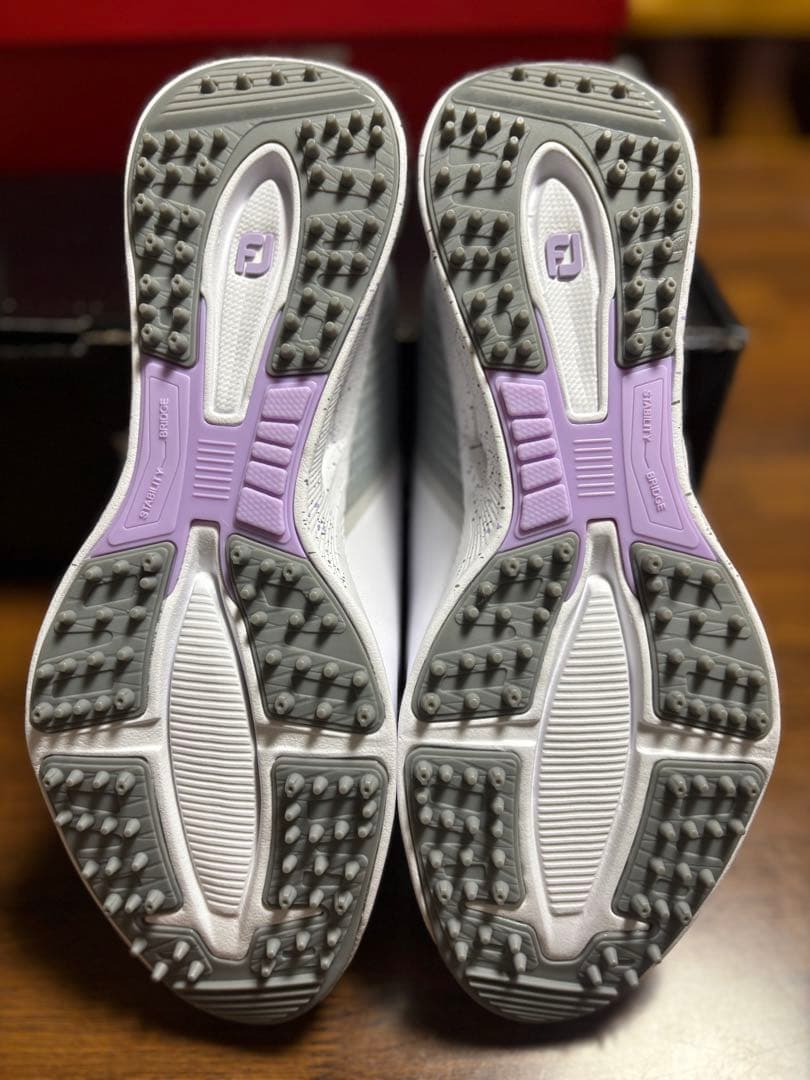 新品 FootJoy ゴルフシューズ BOAシステム ホワイト/グレー