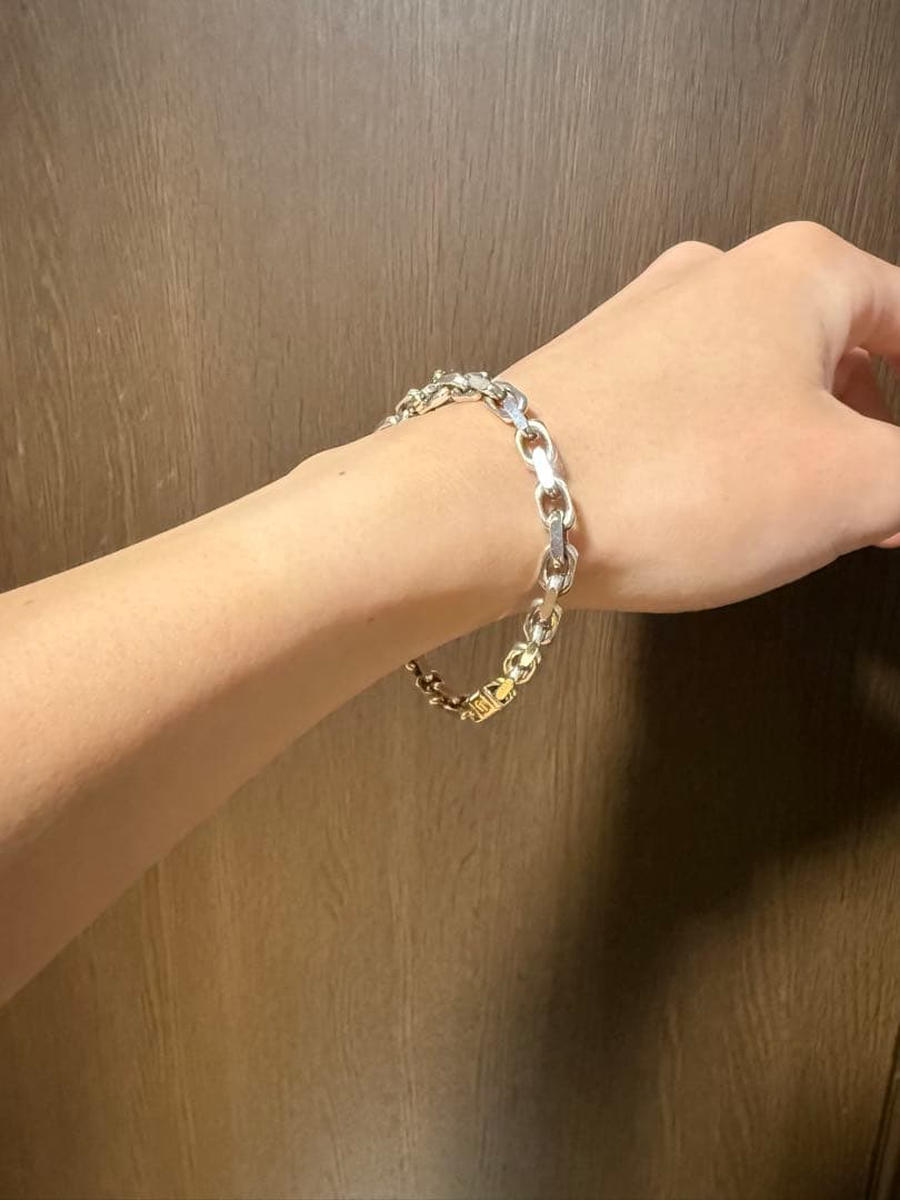 Tiffany メイカーズ ナロー チェーン ブレスレット シルバー