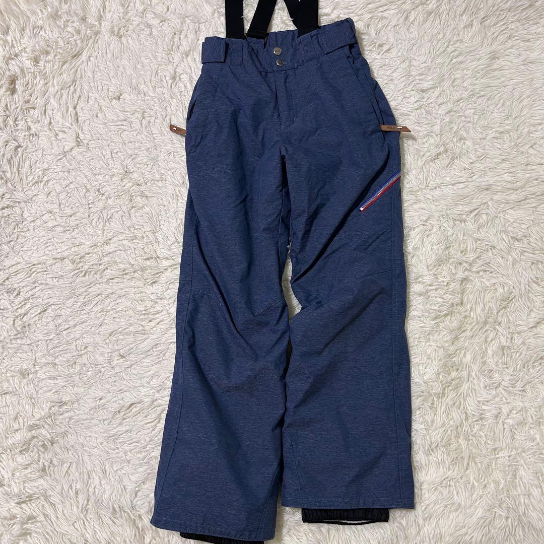 FILA フィラ スキー スノーボード ウェア 総柄 千鳥柄 トリコロール M