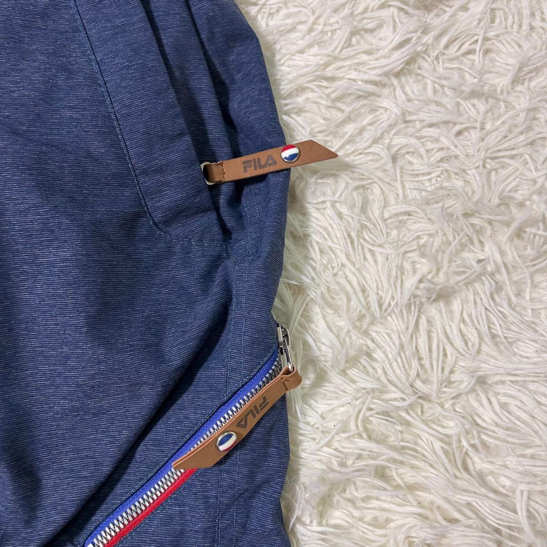 FILA フィラ スキー スノーボード ウェア 総柄 千鳥柄 トリコロール M