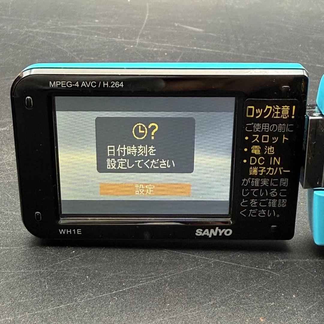 Sanyo Xacti DMX-WH1E ブルー　箱付き