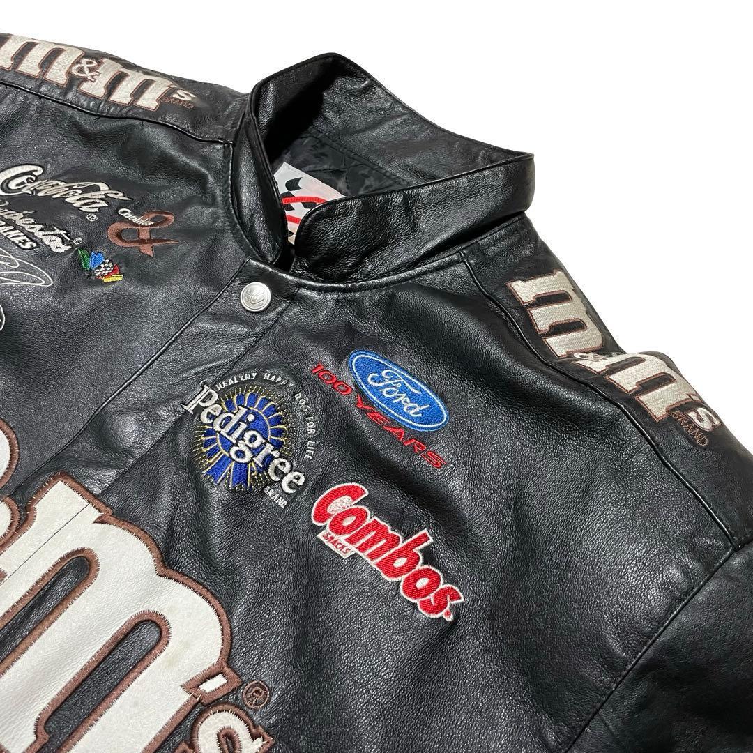 希少　 m&ms エムアンドエムズ　レザージャケット 90s 肉厚
