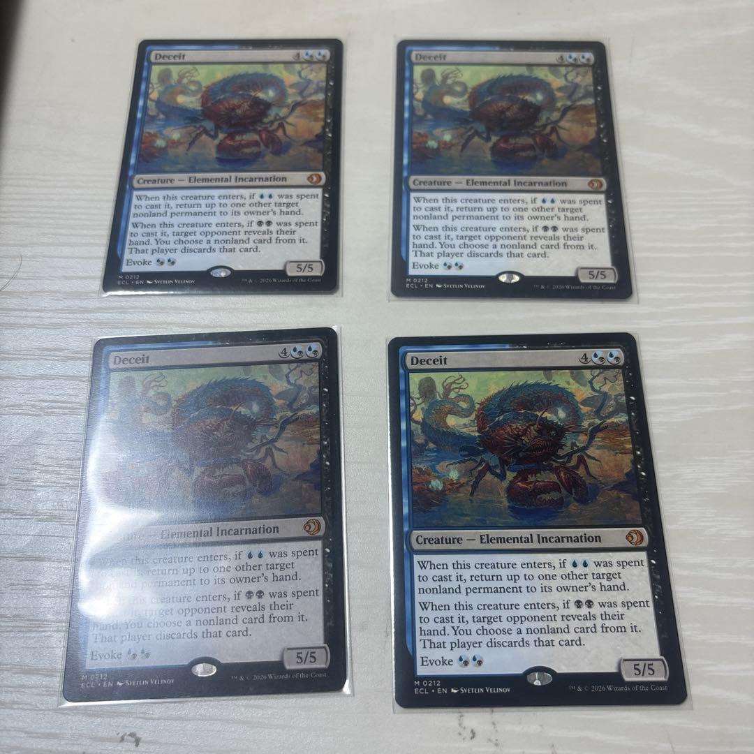 MTG EN 212 欺瞞/Deceit[ECL] M 4枚セット