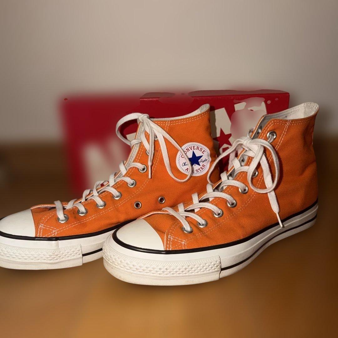 タ*ク様 Converse オレンジ ハイカット オールスター スニーカー