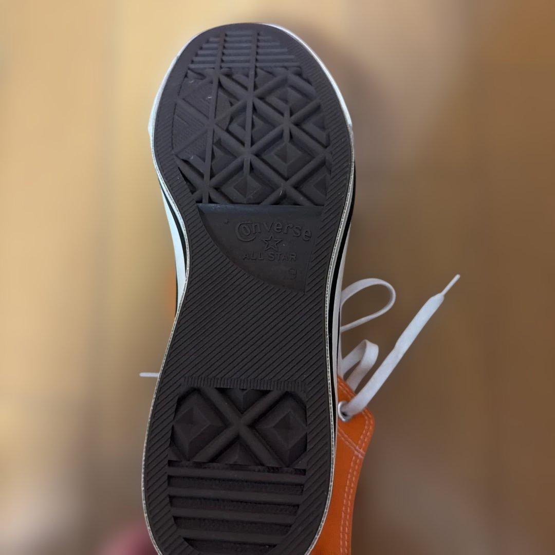 タ*ク様 Converse オレンジ ハイカット オールスター スニーカー