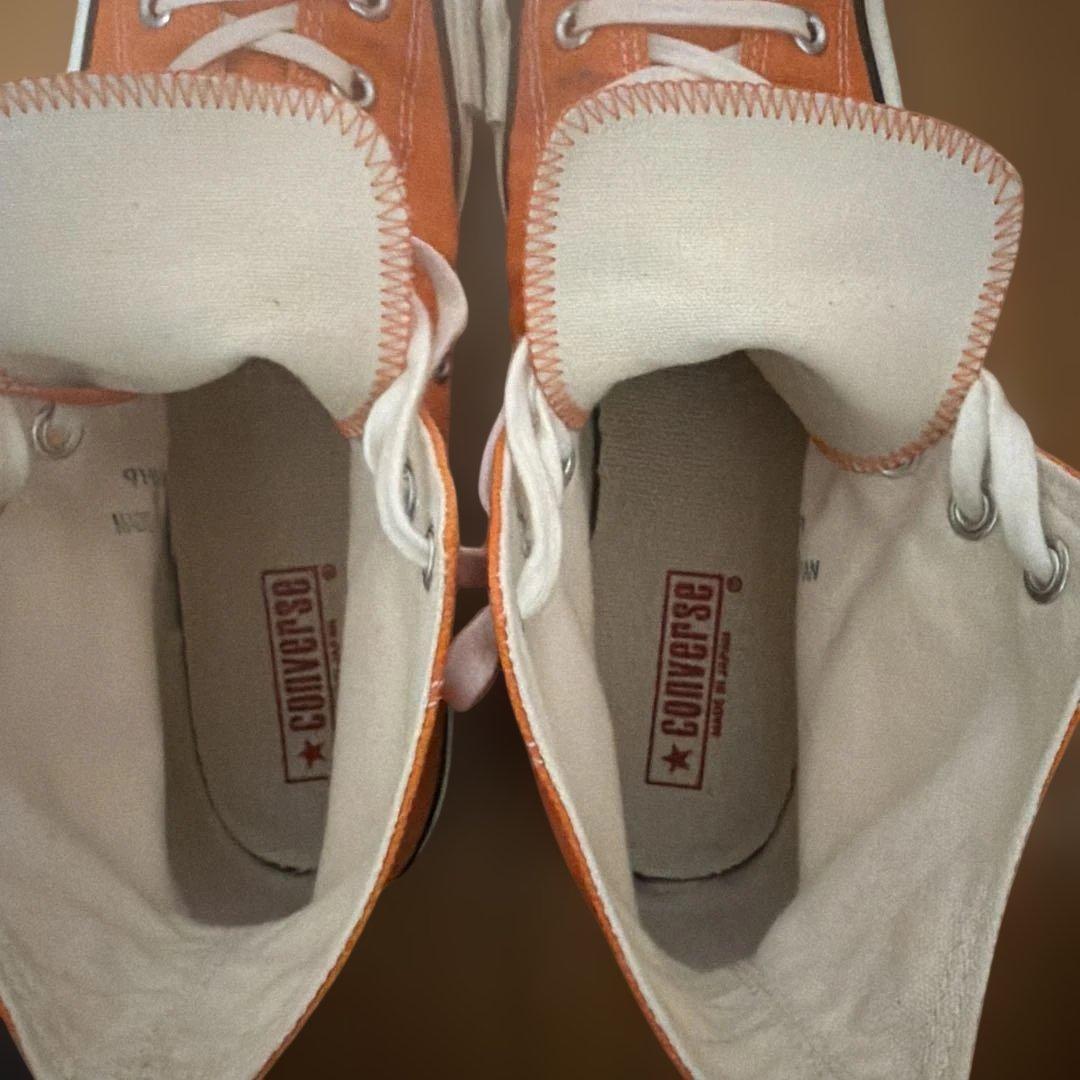 タ*ク様 Converse オレンジ ハイカット オールスター スニーカー
