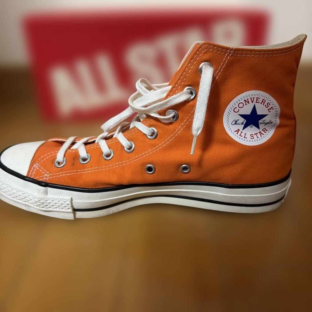 タ*ク様 Converse オレンジ ハイカット オールスター スニーカー