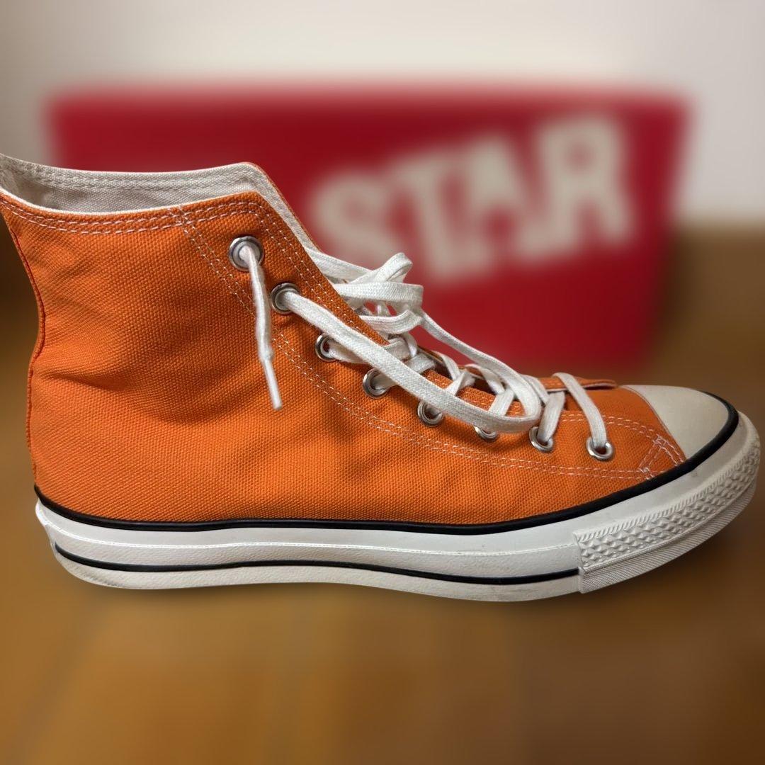 タ*ク様 Converse オレンジ ハイカット オールスター スニーカー