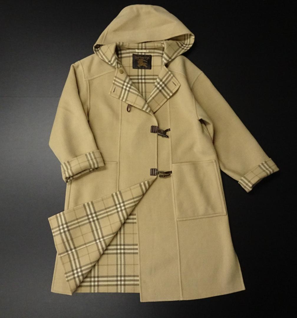 90s Burberrys バーバリーズ ダッフルコート カシミヤ ノバチェック