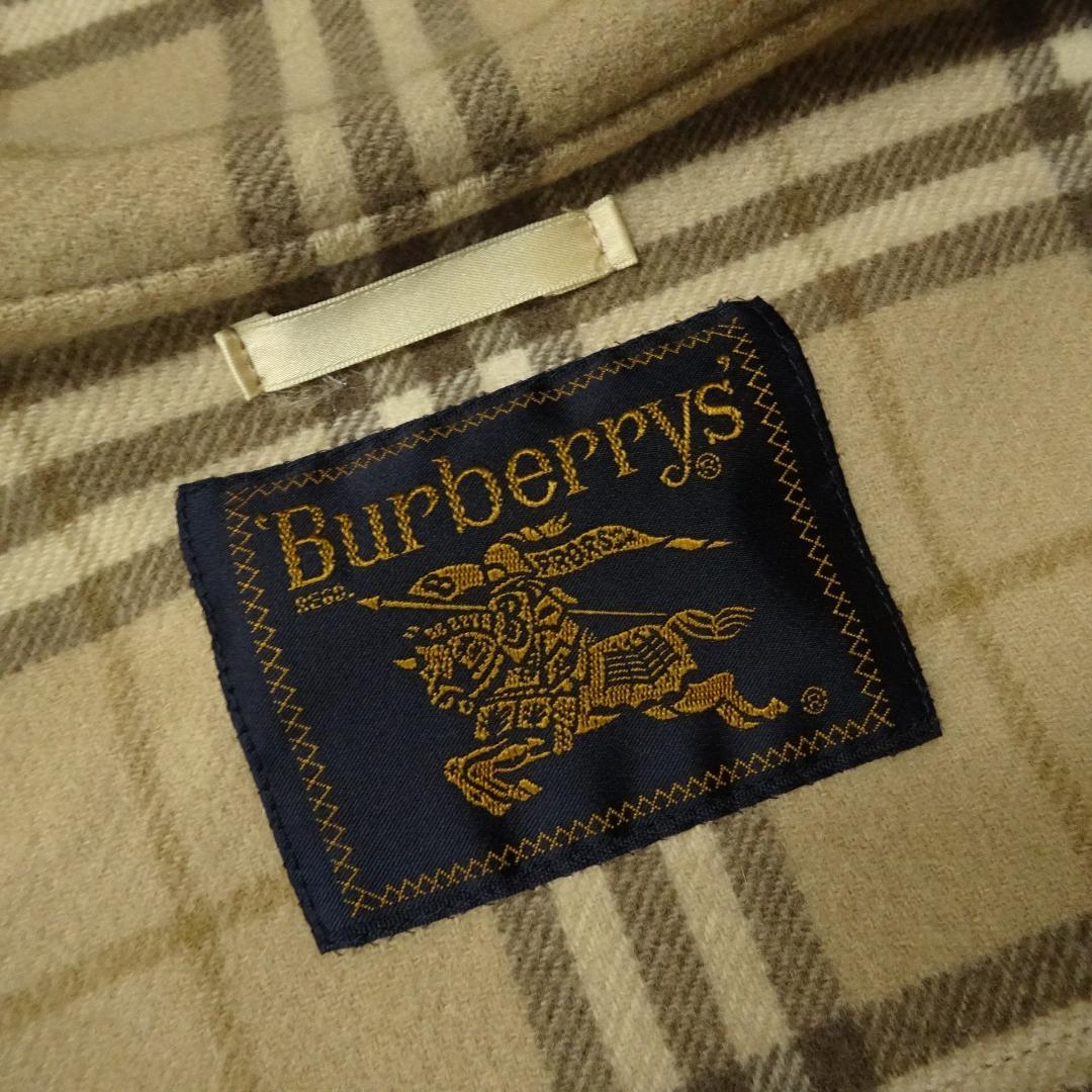 90s Burberrys バーバリーズ ダッフルコート カシミヤ ノバチェック