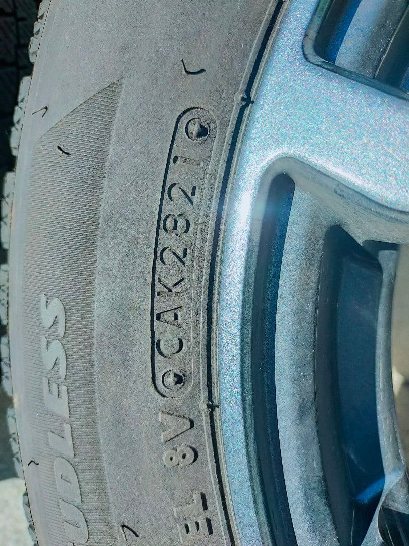 ブリヂストンVRX2 タイヤホイールセット 155/65R14 2本 NO.①