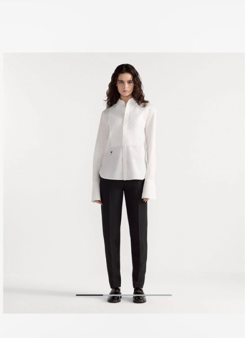 Christian Dior コットンポプリンブラウス