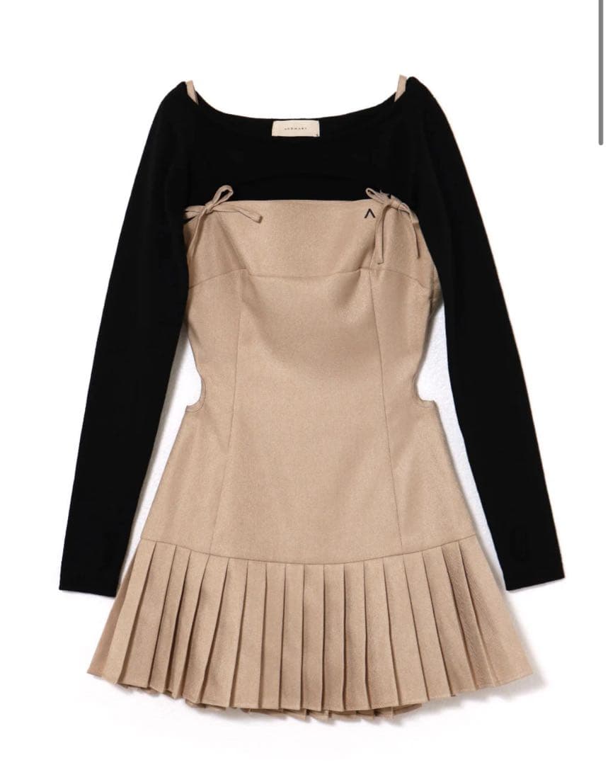 ワンピース ANDMARY Karen knit set mini dress