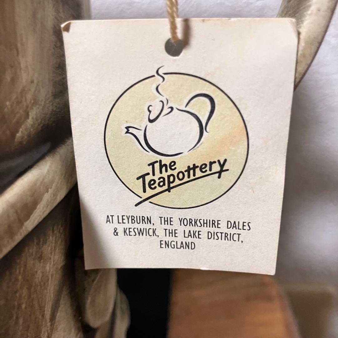 【ティーポッタリー】ENGLAND製アンティークオブジェ　美品