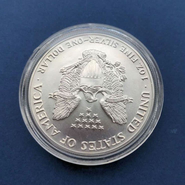 ゆ*き様 1986年（発行初年）イーグル銀貨1オンスカプセルケース入