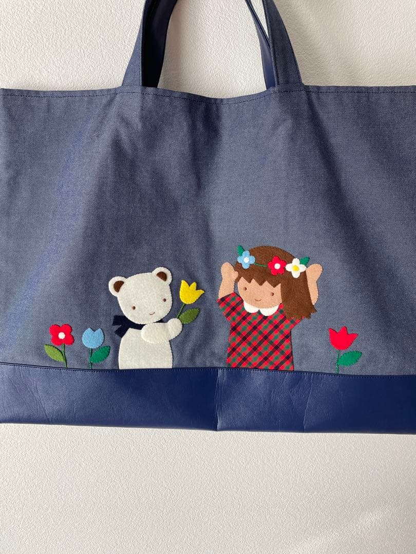 【美品】ファミリア♡デニムバッグ