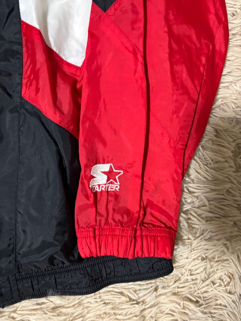 古着 90s starter NBA CHICAGO Bulls 刺繍　ナイロン