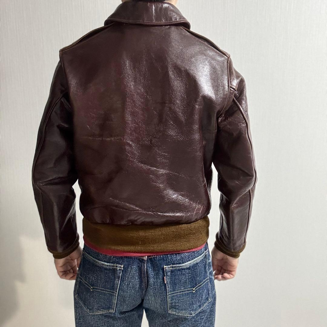 【雰囲気抜群】バズリクソンズ A-2 ⚪️BR80253⚪️ラフウェア⚪️サイズ40