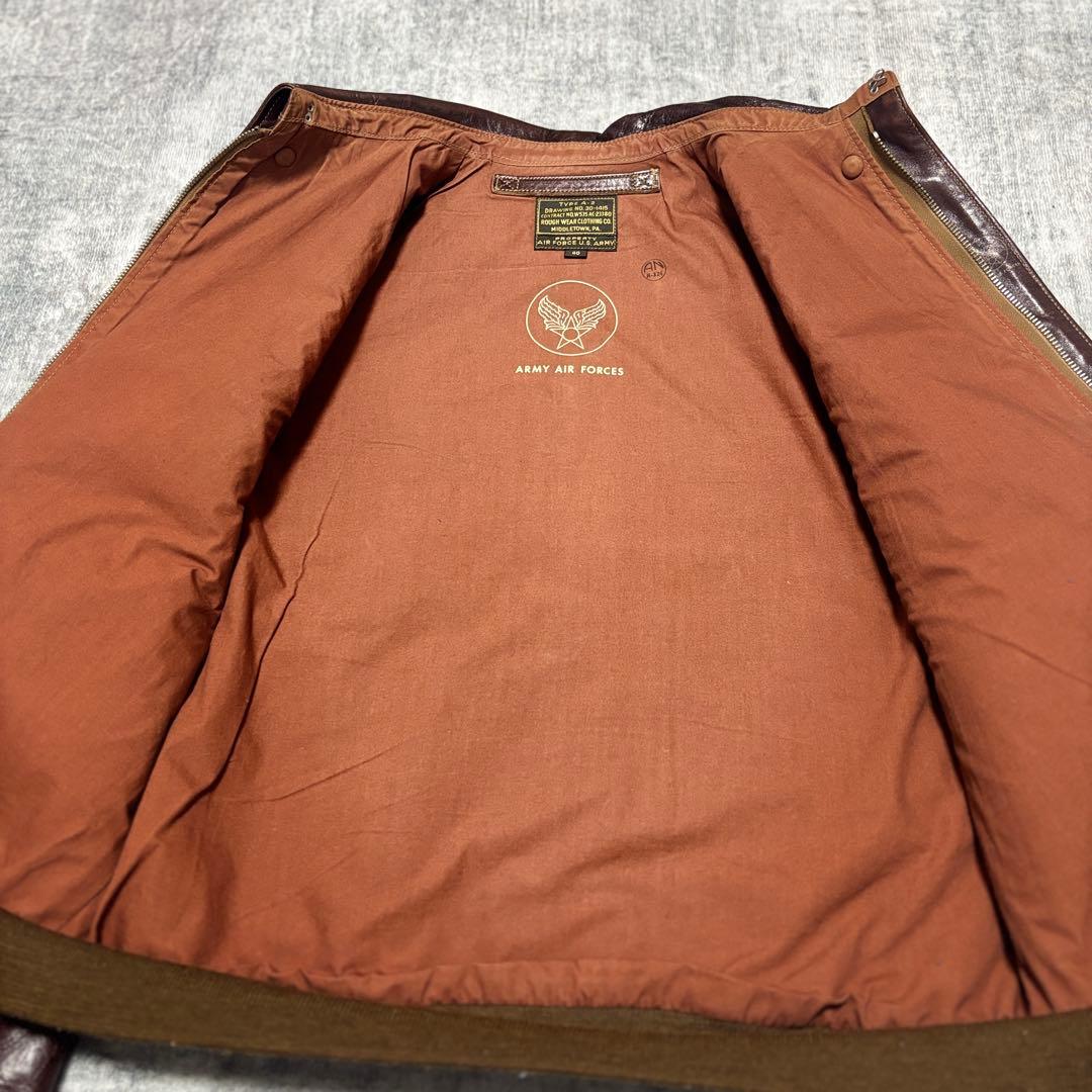 【雰囲気抜群】バズリクソンズ A-2 ⚪️BR80253⚪️ラフウェア⚪️サイズ40