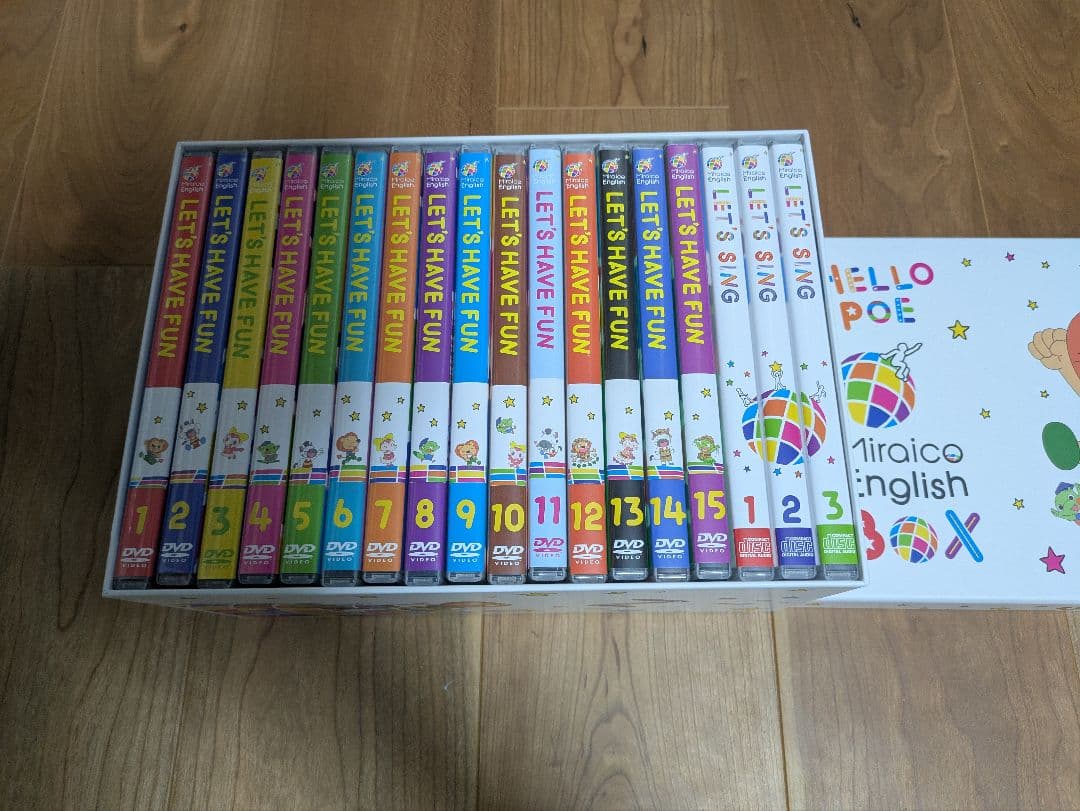 ミライグリッシュ　MiraiCo English Box DVDセット