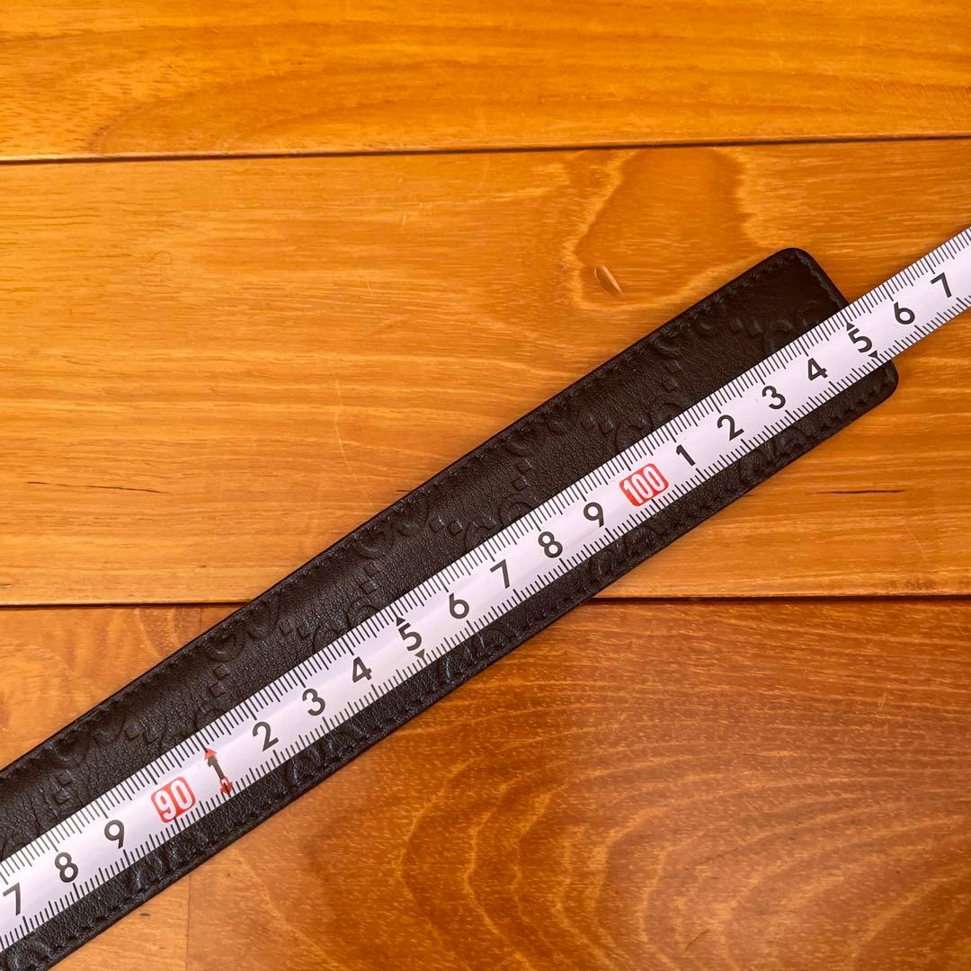 今だけ値下げ GUCCI ブラックレザーベルト