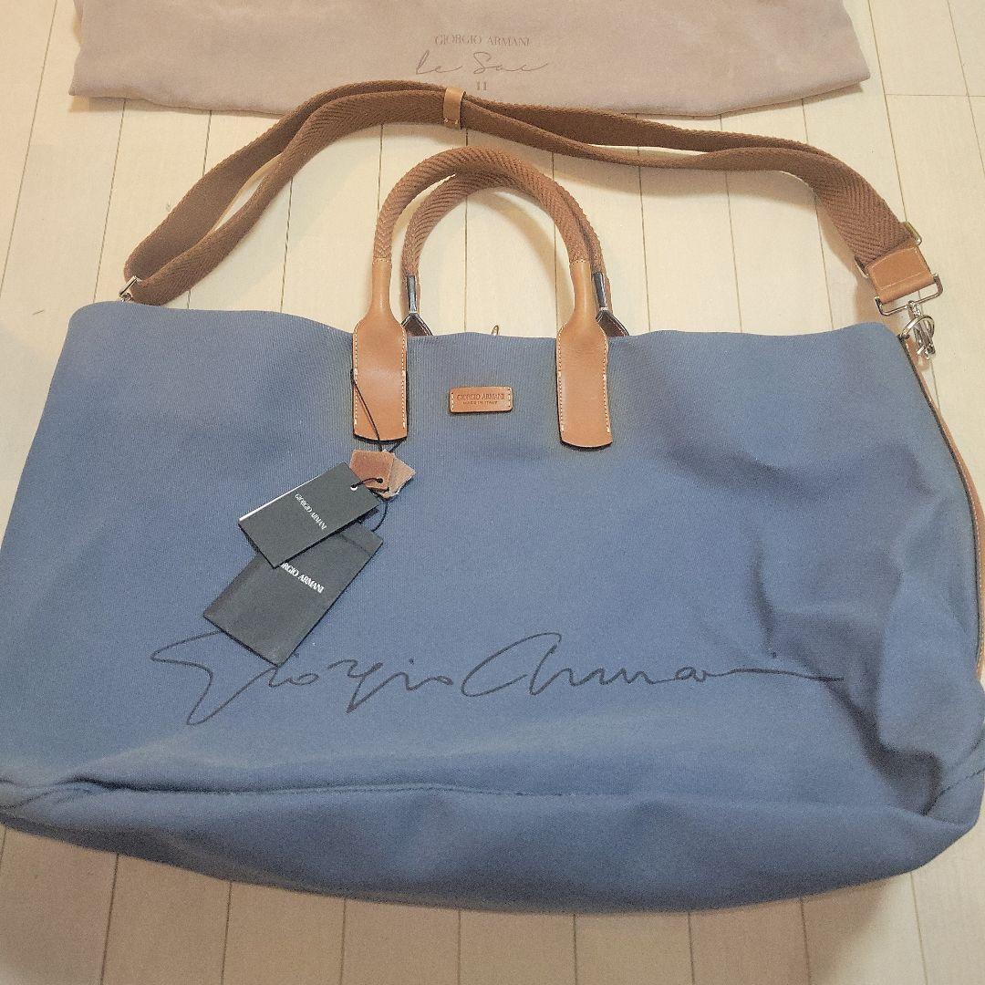 Giorgio Armani トートバッグ 大型 未使用品タグ付き