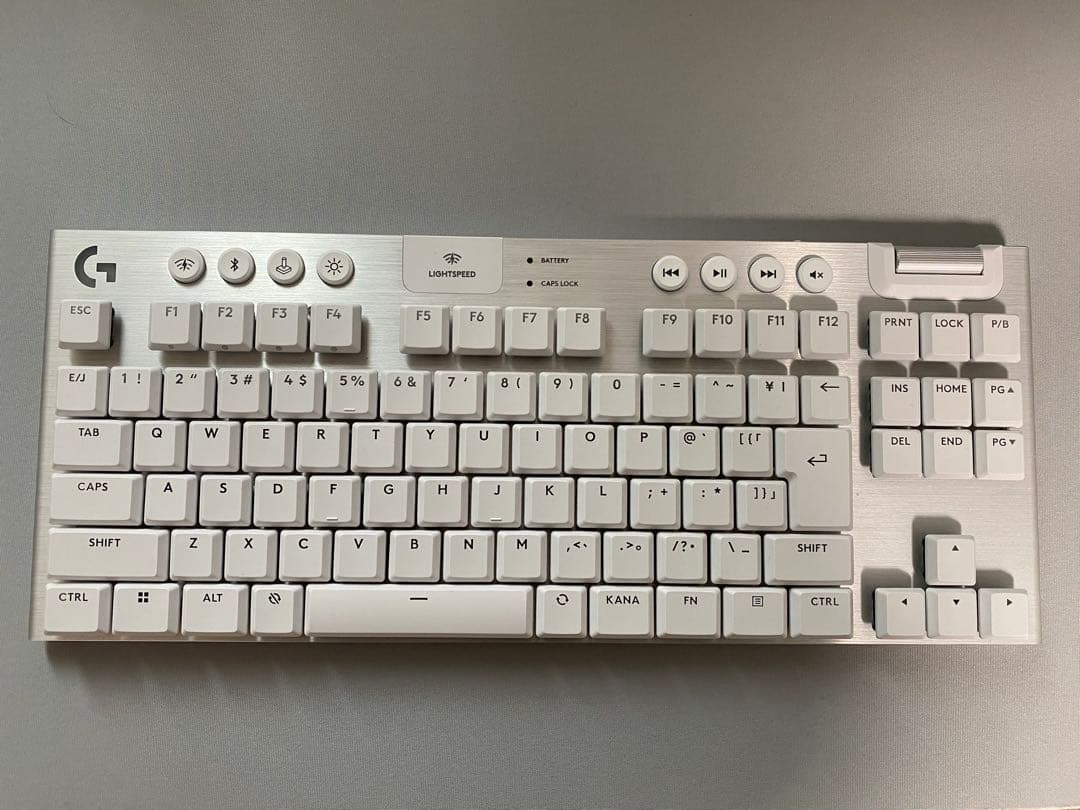 G915X LIGHTSPEED TKL ホワイト 日本語配列 キーボード本体