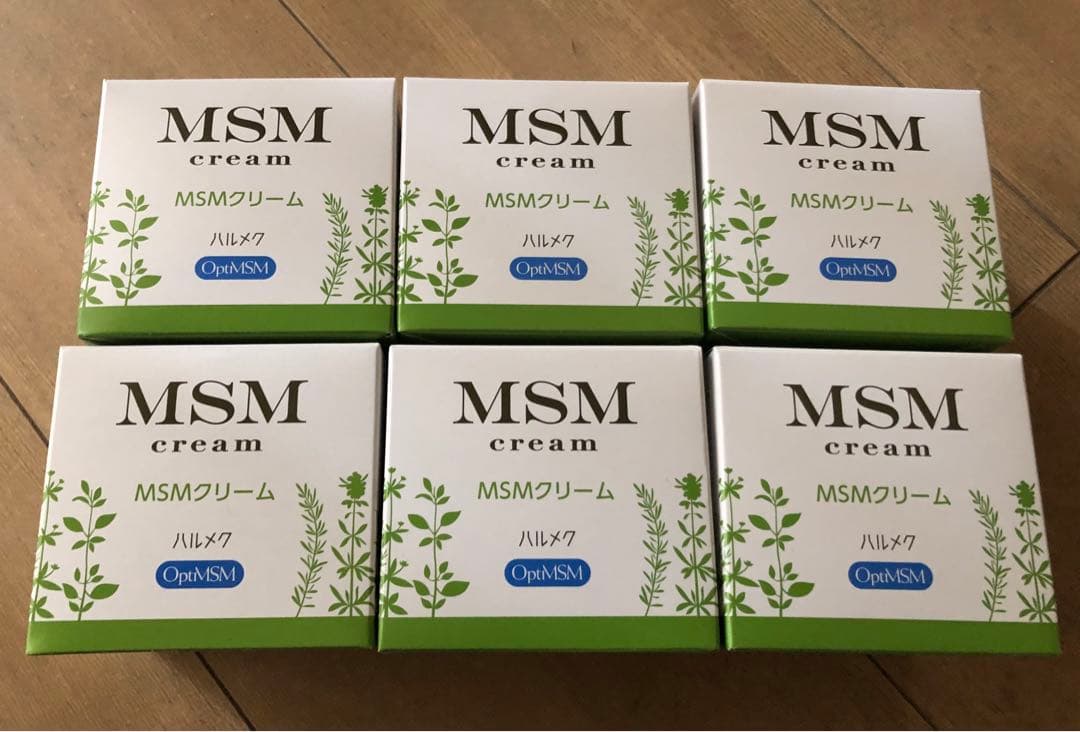 【新品未使用品】ハルメクMSMクリーム 140g ✖️6個