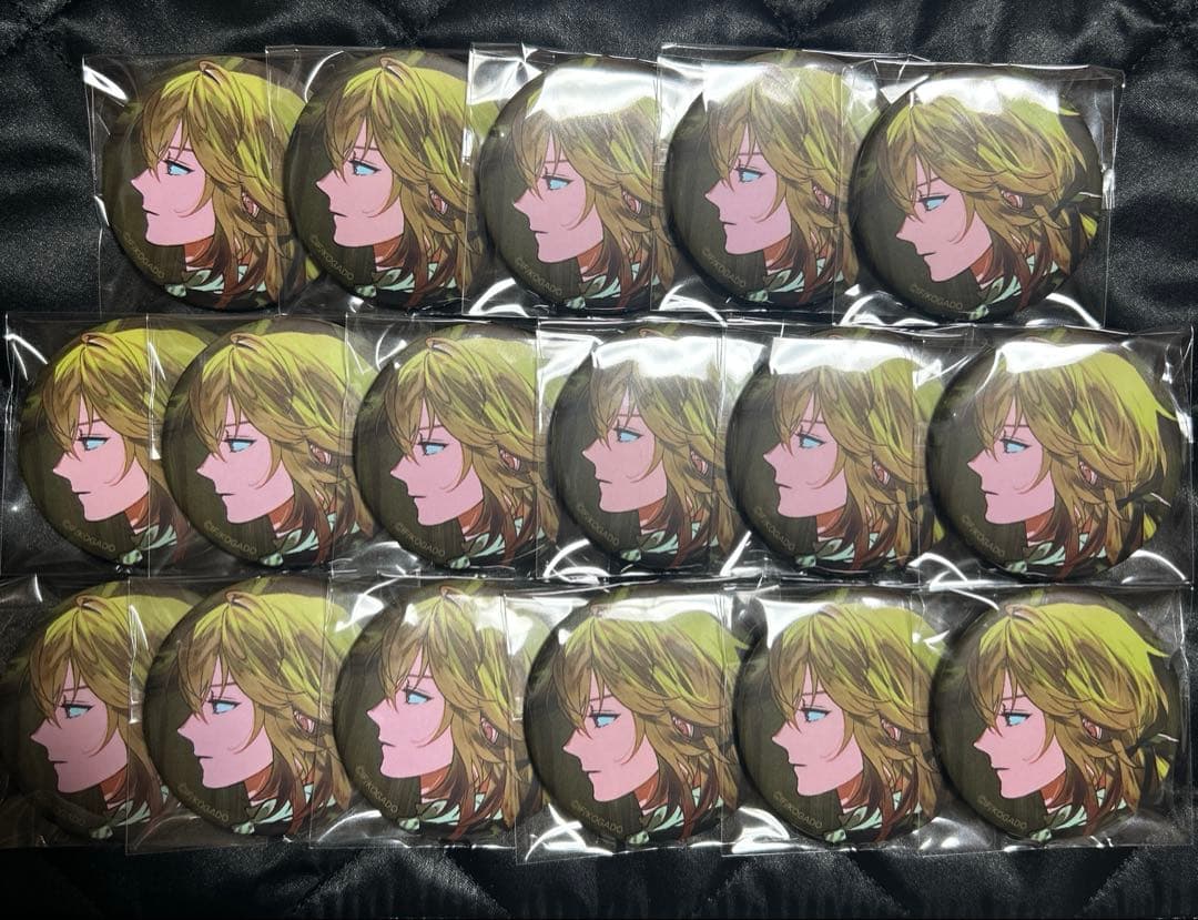 オバレク　カウントダウン　マット缶バッジ　クロード　17点