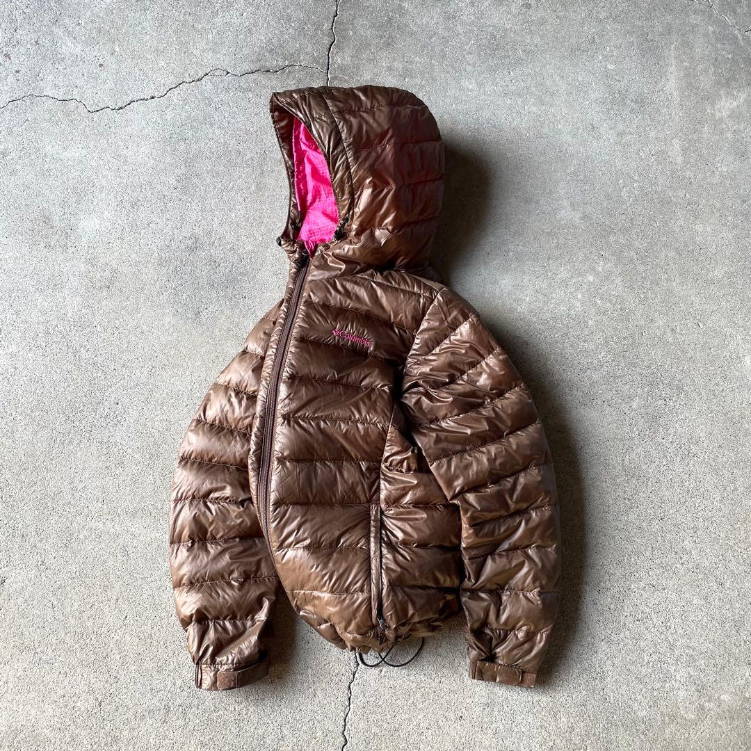 ジャケット・アウター columbia down parka brown pink archive