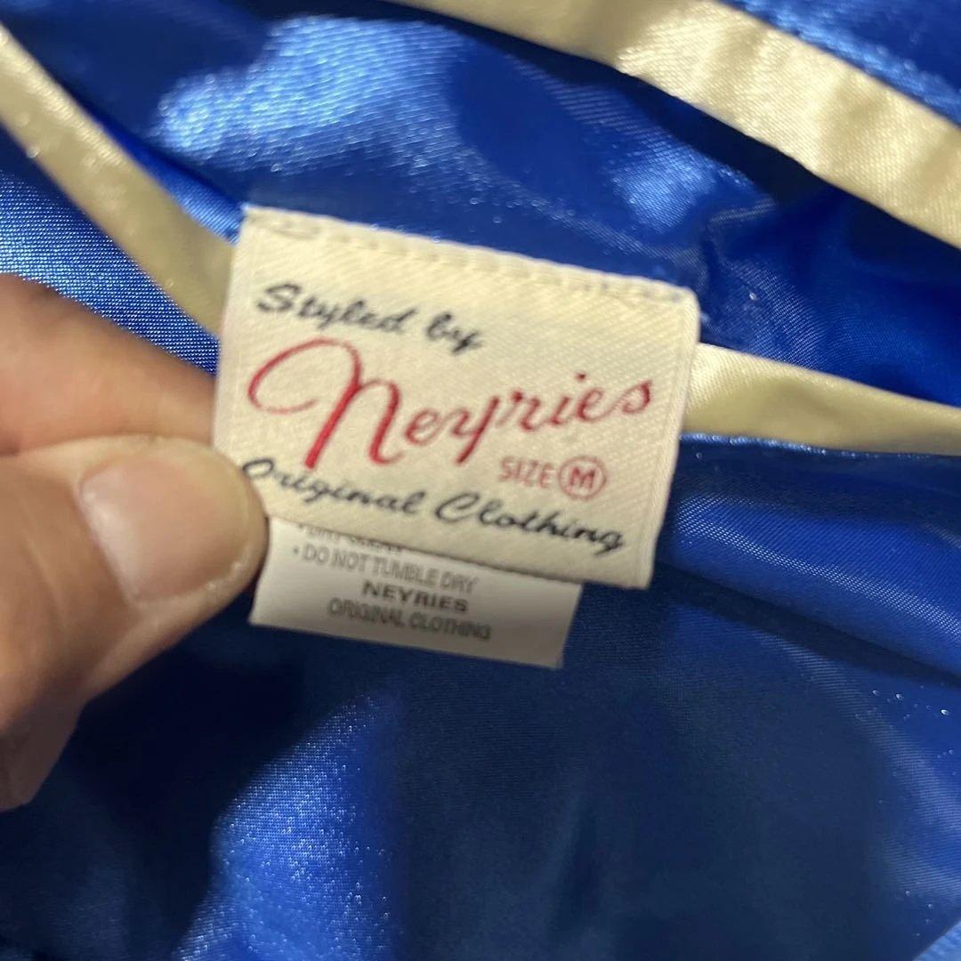 着画あり　黒　別珍　リバーシブル　スカジャン　NEYRIES