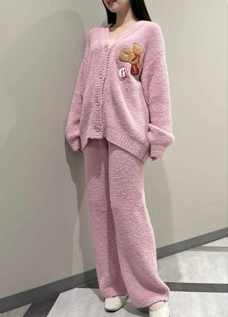 ジェラートピケ　ベビモコさがらカーディガン&ロングパンツ