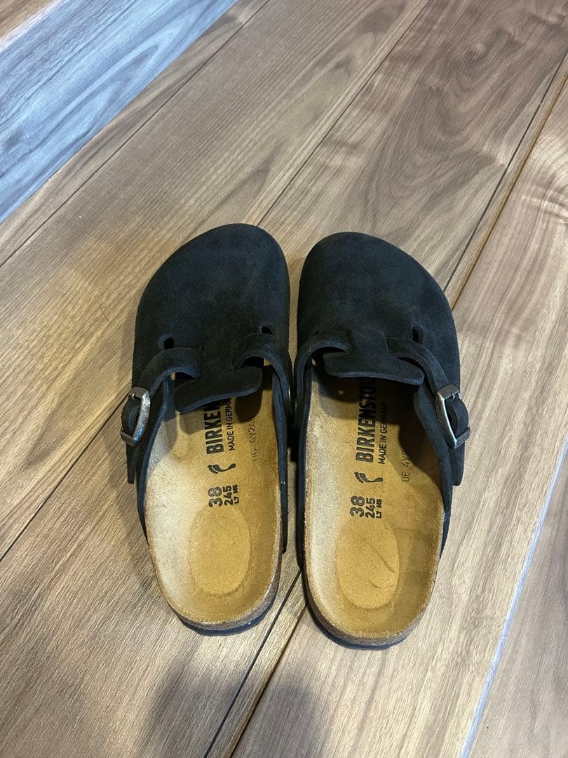 靴 BIRKENSTOCK Boston BLACK