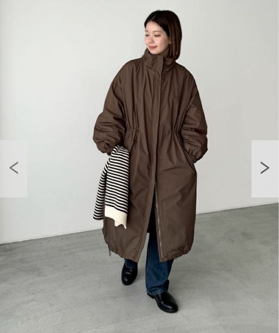 canal jean diggity ダウンロングコート　ブラウン