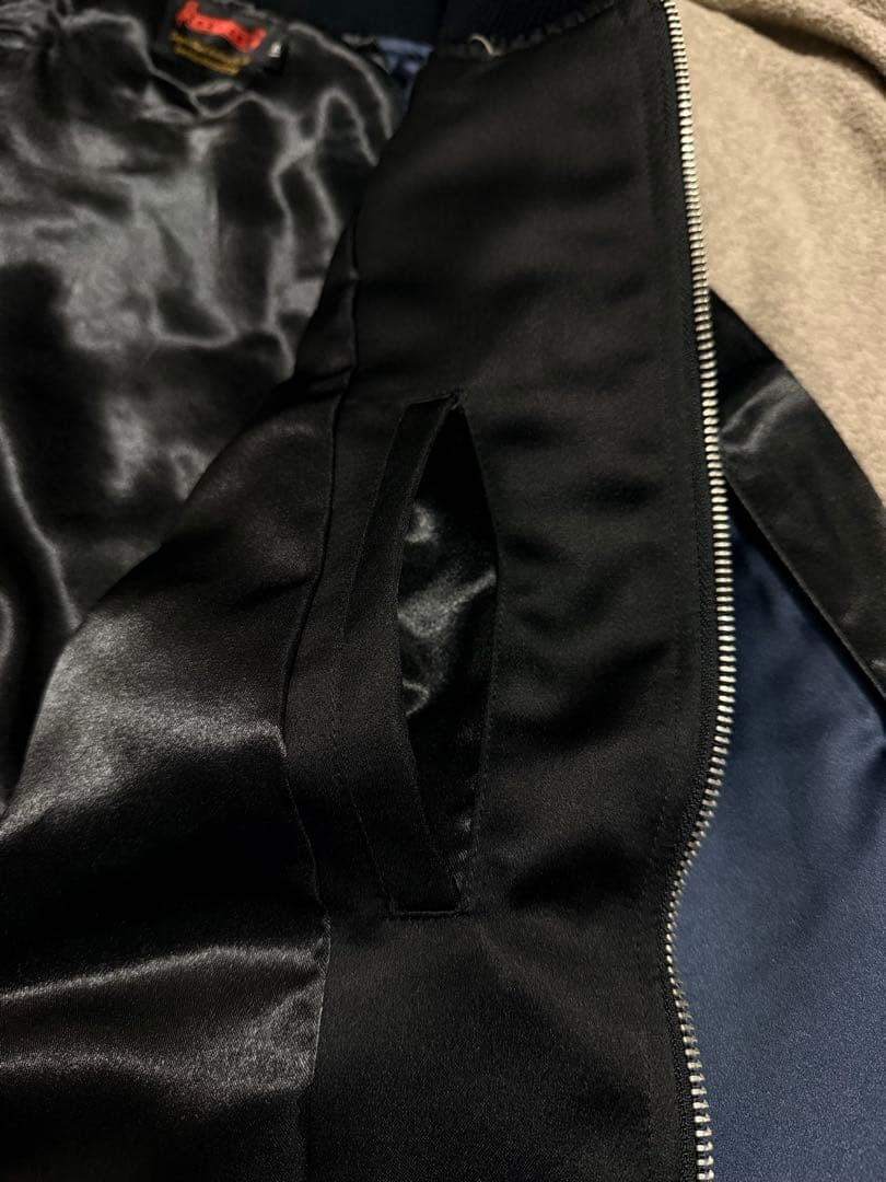 未使用 SKAJAN ライオン 日本 スカジャン unisex サテン 美品