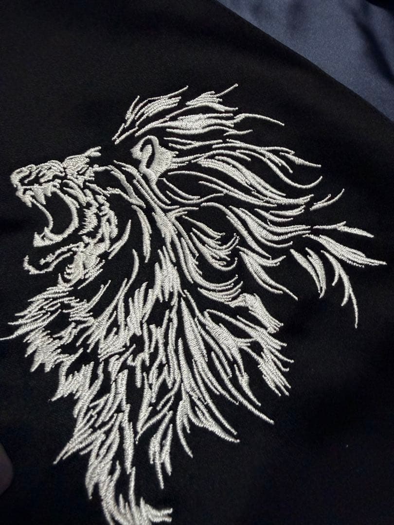 未使用 SKAJAN ライオン 日本 スカジャン unisex サテン 美品