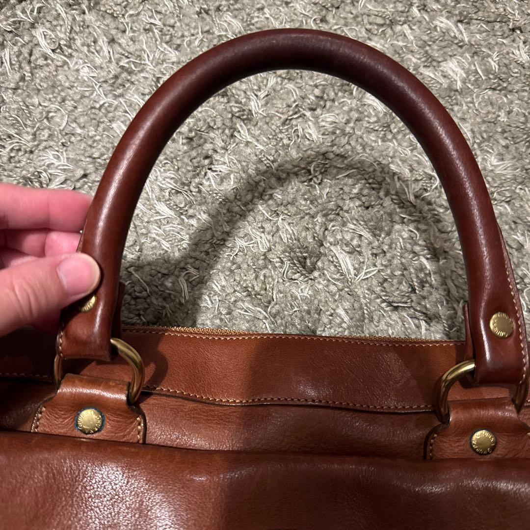 希少　80s GHURKA No.17 レザーバッグ　MH刻印　ヴィンテージ