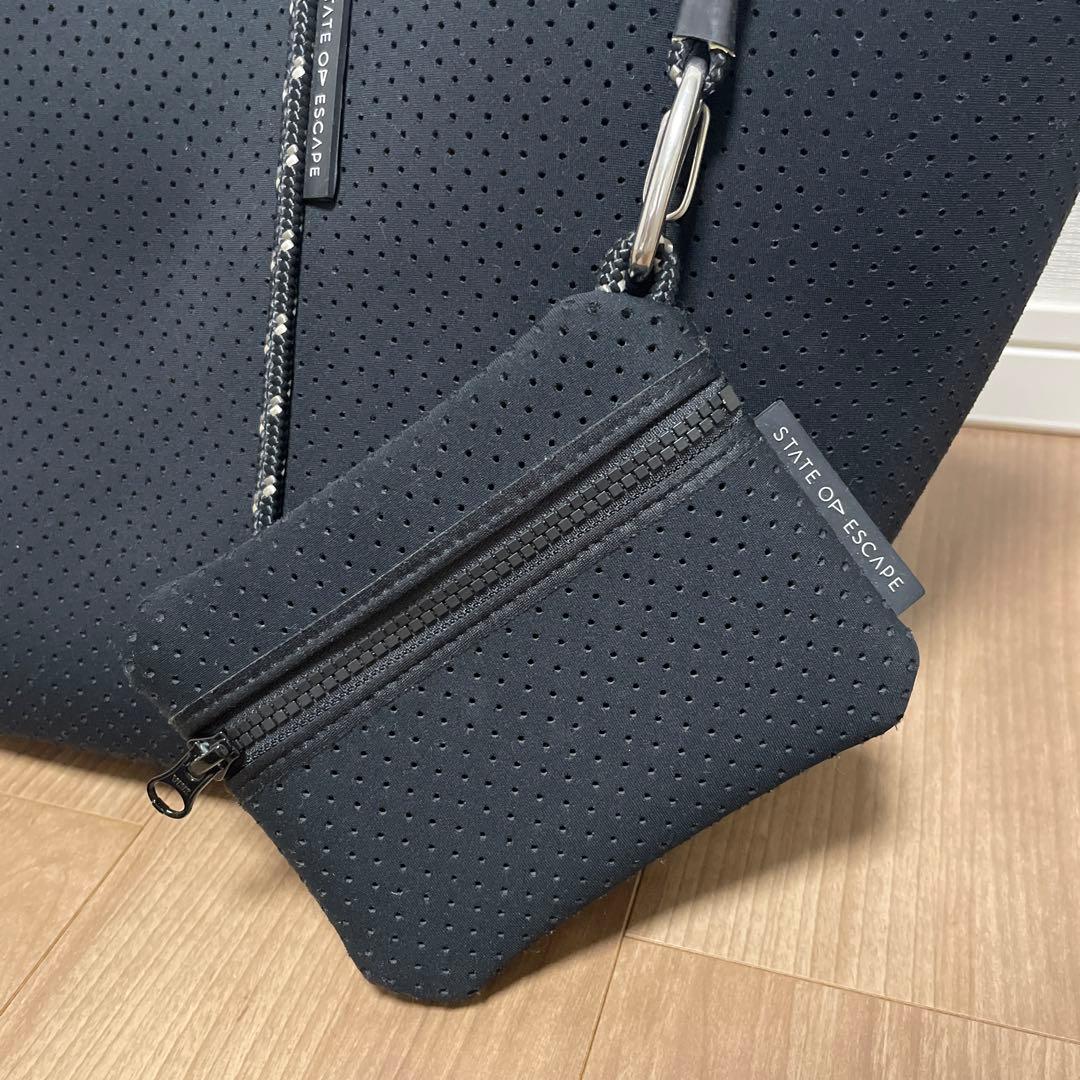 美品★STATE OF ESCAPE トートバッグ　エスケープ　ブラック
