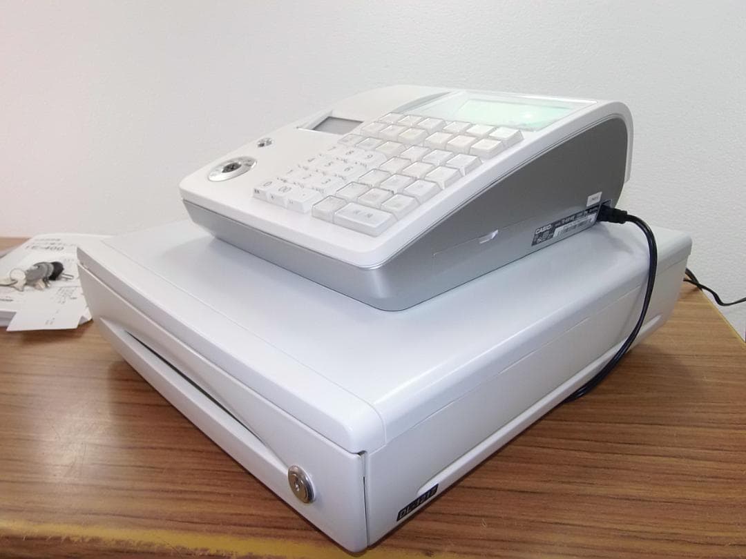 坂上設定無料カシオTE-400インボイレジスター03300227