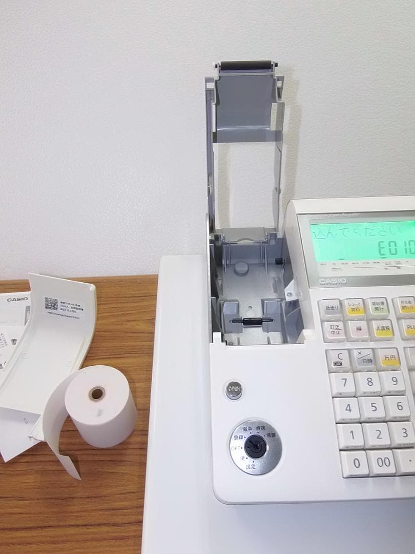 坂上設定無料カシオTE-400インボイレジスター03300227