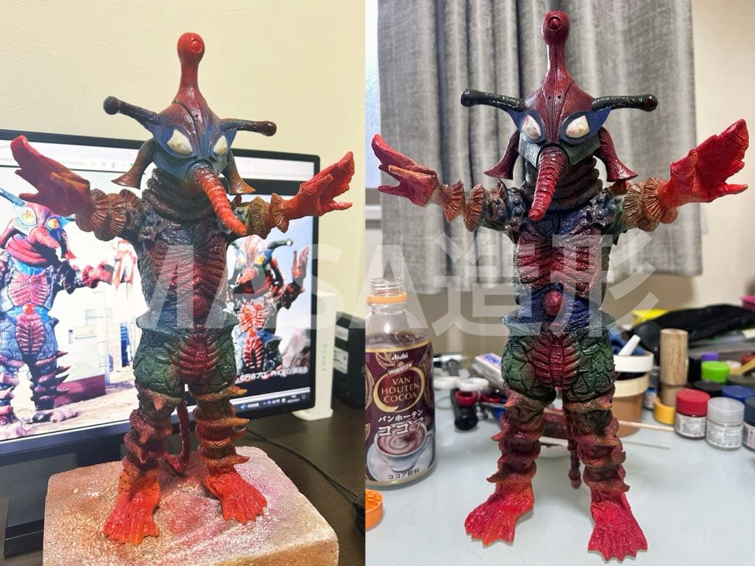 フィギュアの頭部