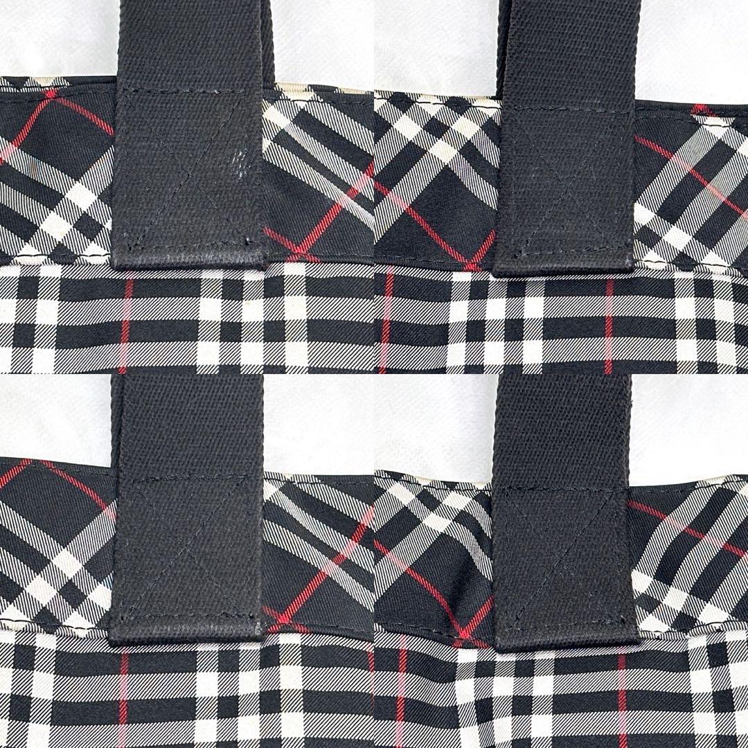 【美品】バーバリー トートバッグ ビジネスバッグ ノバチェック 手提げ A4可
