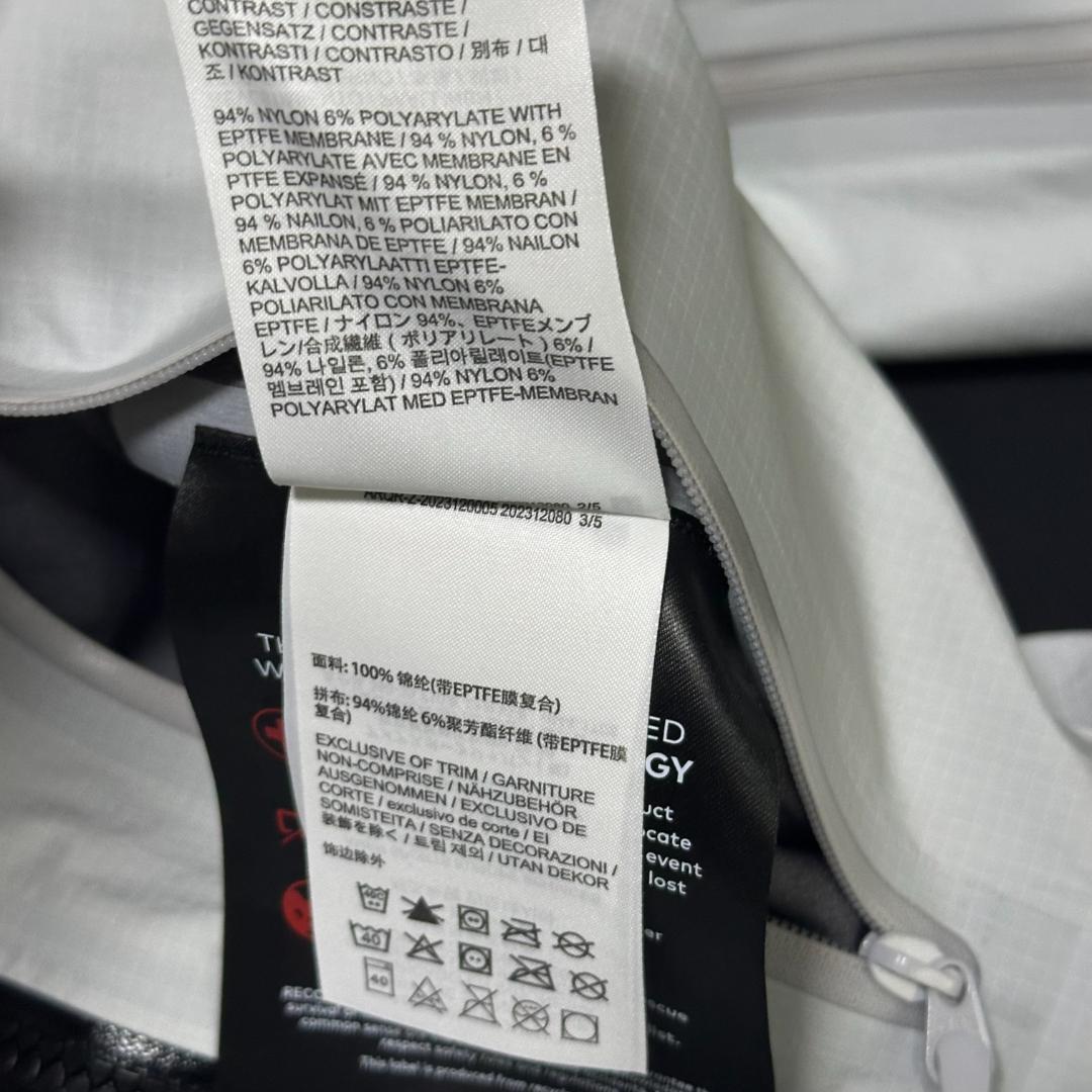 ARC'TERYX Alpha Jacket MEN'S ホワイト 田中シェン