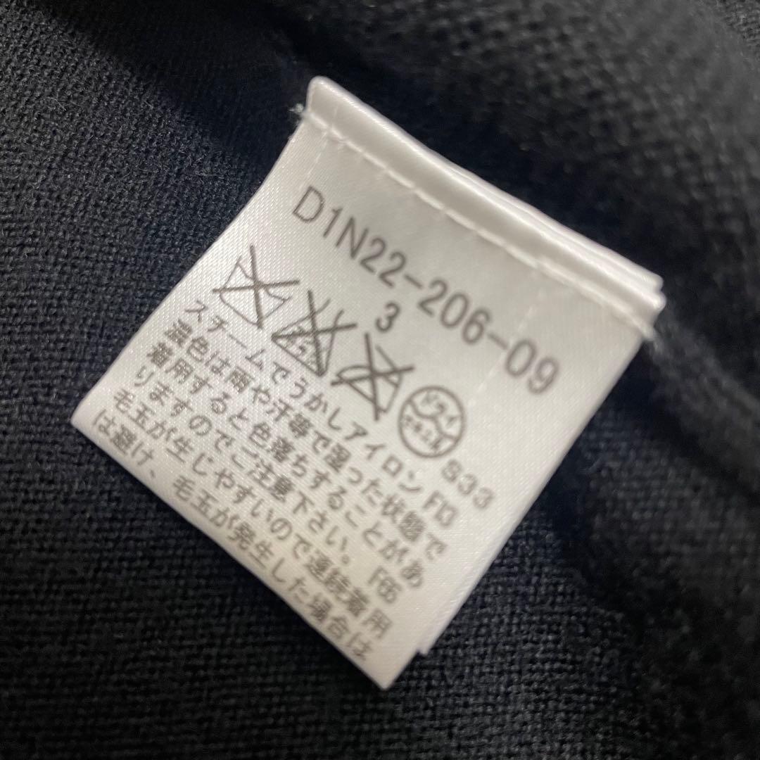 【美品】バーバリーブラックレーベル ドライバーズニット アーガイル ブラック L